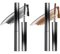Mascara Baguettes En Fer Sophia Belle, Mascara À Tige Métallique Lavable Noir 2 Pièces, À Cils Recourbants 3D Mascaras, Noir Volume Et Longueur Imperméable, Longue Tenue, Anti-taches