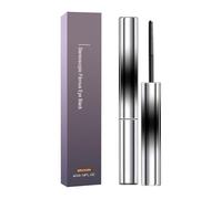 Mascara Brosse Metal,Mascara imperméable avec métallique pour cils courts et tombés, Définissant Longue Durée, effet d'extension (Brun)