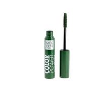 Mascara Color Power - Miss Den - Mascara Couleur Intense - Effet Volume et Élongation - Teinte 408 Vert Profond