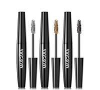 Mascara Coloré Pailleté Set, 3Pcs Mascaras Argent Or Noir Diamant Paillettes Longue Durée Waterproof, Effet Faux Cils Couleur Volume et Longueur, Anti-bavure, Maquillage Femme Diamond Yeux pour Party