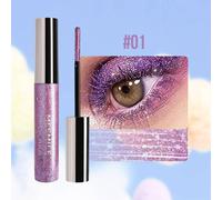 Mascara Diamant Or Scintillant,Petite Barre Métallique Nacrée,Imperméable,Séchage Rapide,Extension De Cils,Maquillage De Noël.01.