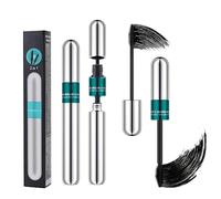 Mascara Fibre de Soie 4D Volume Imperméable Noir - Cosmétiques Anti-bavure Longue Durée