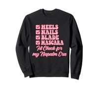 Mascara Heels Nails Blade Fit Check for My Napalm Era Sweatshirt