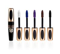 Mascara ImperméAble Coloré 5 Couleurs Liquide 5d Volume Curl Long Lasting Mascara Eye Makeup 5 Colour Set