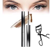 Mascara Judy Doll, mascara en fer à cils frisés 3D, mascara brosse en fer pour poupée, mascara en fer à friser Judy Doll, mascara Lash Princess, mascaras imperméables (Brown 1PCS)