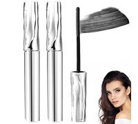 Mascara Londonget, kit de fards à paupières Berlinmood 3D Length & Curl, mascara en métal pour extensions de cils waterproof et anti-bavures, longue tenue, sans s'écailler (2 Pièce)