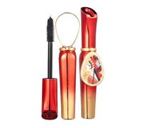 Mascara Noir Allonge Les Cils,1 Pièce,Imperméable,Longue Durée,En Fiber De Soie,Extension De Cils,Cosmétiques,Maquillage Avec Miroir.Mascara.