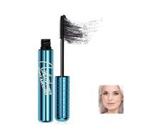 Mascara noir pour les femmes âgées - En fibre - Pour les yeux éclaircissants - Imperméable - Naturel, hypoallergénique - Formule anti-salissures - 1 pièce