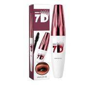Mascara Noir Volume Imperméable 7D, Mascara à Fibres Effet Faux Cils, Longue Durée Anti-Bavures, Longueur et Courbure Superposables, Maquillage des Yeux Pas d'Yeux de Panda (1 pcs)