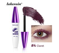 Mascara Pour Cils Marron Vin Rouge 5d,Extension De Cils Tridimensionnels,Sans Taches,Imperméable,Séchage Rapide,Maquillage Lsting.04 Red Wine.