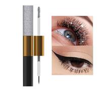 Mascara pour cils pailletés - Mascara formule gel doux, sourcils lavables qui allongent le maquillage pour la maison, les voyages, l'hôtel, l'école