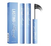 Mascara Recourbant, Mascara Waterproof Allongeant, Maquillage Noir Pour Les Yeux, Longue Tenue, Incroyablement Waterproof, Petite Brosse, Facile À Démaquiller (3pcs)