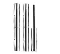 Mascara Résistant à l’Eau avec Brosse de Précision,Fibre De Soie 4d Mascaras Effet, Essence Maquillage,Waterproof Longue Tenue Naturel,Base Pour En Tube Métallique (Noir, 2PC)