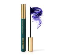 Mascara skinny couleur magique, mascara skinny bouclé épais et coloré, mascara pour cils en fibre de soie 4D imperméable et durable (Droit Bleu)