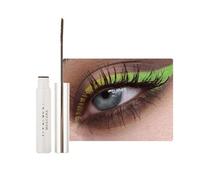 Mascara ultra fin et waterproof - Pour cils longs - Pinceau fin - Marron foncé - Longue durée - Avec fibre de soie - Non agglomérant (03 marron foncé, fine)