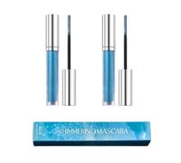 Mascara volume et longueur, mascara bleu, Mascaras Waterproof, longueur, volume, résistant aux bavures, Brosse douce, Imperméable à l'eau Longue Durée, effet faux cils