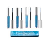 Mascara volume et longueur, mascara bleu, Mascaras Waterproof, longueur, volume, résistant aux bavures, Brosse douce, Imperméable à l'eau Longue Durée, effet faux cils