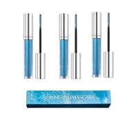 Mascara volume et longueur, mascara bleu, Mascaras Waterproof, longueur, volume, résistant aux bavures, Brosse douce, Imperméable à l'eau Longue Durée, effet faux cils