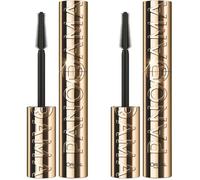Mascara volume panoramique sans paquet noir, millions cils lot de 2 maquillage yeux femmes moderne usage quotidien