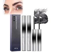 Mascara Volumineux, 2 Unités Mascara Résistant à l'eau pour Donner du Volume et Relever les Cils, ne Fait pas de Paquets et ne Coule Pas (Noir, 2pcs)