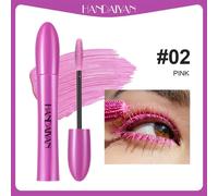 Mascara Volumisant Imperméable,10 Couleurs,Résistant Aux Taches,Bouclé,Longue Durée,Bleu Saphir,Rose,Pour Un Look Audacieux Des Yeux,Cosmétiques.02