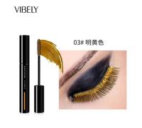 Mascara Volumisant Rapide Et Waterproof Pour Les Yeux,Couleur Orange,Bleu,Vert,Rouge,Jaune,Longue Durée,1/2/3 Pièces.Style C