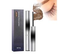 Mascara waterproof, Iron Wand Mascara Brown, Panorama Mascara pour la longueur et le volume des yeux, nouveau mascara imperméable marron, Curling Voluming Eyelash, anti-boulochage, longue durée