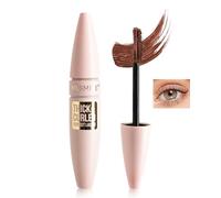 Mascara Waterproof Marron, Mascara Volume Effet Faux Cils aux Brosse Double Face, Recourbement et Longueur Longue Durée, No Smudge, No Clumpy, Volume et Longueur, Maquillage Cadeau Femme-03