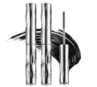 Mascara Waterproof Noir, 2025 Nouveau Mascara Volume, Imperméable Mas cara Fibre de Soie 4D Mas-cara Effet Waterproof Longue Tenue Naturel 3D Curling Eyelash Pour Mariage Soirées (Black-2pc)