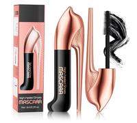 Mascara Waterproof Noir Avec Effet Allongeant Et Faux Cils, Volume Longue Tenue Et Définition, Formule Anti-Bavure Et Hypoallergénique Pour Yeux Sensibles (#1, 6ml)