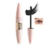 Mascara Waterproof Noir, Mascara Volume Effet Faux Cils aux Brosse Double Face, Recourbement et Longueur Longue Durée, No Smudge, No Clumpy, Volume et Longueur, Maquillage Cadeau Femme-02