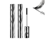 Mascara Waterproof Noir,Mascara Volume,Mascaras Pour Des Cils Ultra Longs,Mascaras Épais Et Résistant Aux Bavures,Waterproof Longue Tenue Naturel 3D Curling Eyelah Pour Mariage Soirées (2p)