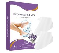 Maschera a peel del piede, maschera esfoliante per peeling del piede, rimozione dei tacchi incrinati, formula idratante, facile applicazione, 20x15x3cm, migliore per il trattamento di auto-cura settim