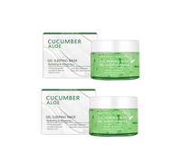 Maschera Notte all'Aloe Vera Maschera Notte Tonificante all'Aloe Vera Maschera Viso Notte per la Cura della Pelle Gel Lenitivo Rinfrescante Maschera Viso Doposole Maschera Notte all'Acqua Maschera Gel