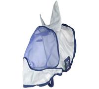 Maschera per cavalli modello Deluxe ideale contro insetti e sole con chiusura ma