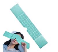 Maschera per gli Occhi - 25,59 x 5,12 pollici per Dormire - Traspirante e con Protezione dalla Luce - Coperta Occhi Da Viaggio Per Il Sonno,Per Aereo Donne Uomini Adulti e Anziani