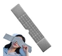 Maschera per gli Occhi - 25,59 x 5,12 pollici per Dormire - Traspirante e con Protezione dalla Luce - Coperta Occhi Da Viaggio Per Il Sonno,Per Aereo Donne Uomini Adulti e Anziani