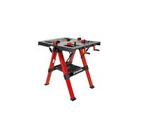 Holzmann Établi de serrage et de bricolage WST100SOLID – Polyvalent, plateau à outils, acier