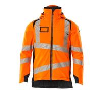 Mascot Accelerate 19035-449-14010 Safe Veste d'hiver respirante et imperméable avec doublure Climascot, bicolore Veste d'hiver haute visibilité Orange/noir/bleu, S