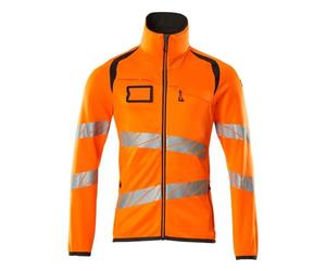 Mascot Accelerate Safe 19103-315-1418 Pull en polaire bicolore avec fermeture éclair Orange/anthracite foncé Taille S