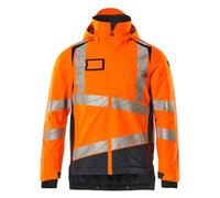 Mascot Accelerate Safe 19335-231-14010 Veste d'hiver respirante et imperméable avec doublure Climascot, haute visibilité, orange/noir/bleu, taille S