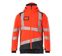 Mascot Accelerate Safe 19335-231-22210 Veste d'hiver respirante et imperméable avec doublure Climascot, haute visibilité, rouge/noir/bleu, taille S