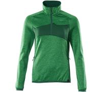 Mascot Femme TissucepPull avecit fermeture éclair courtersAccelerate 18053-316 Vert Herbe/Vert-S S