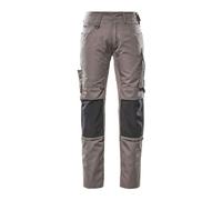 MASCOT Mannheim 82C47 Pantalon pour homme avec poches aux genoux, anthracite/noir