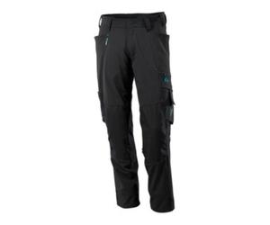 MASCOT Mascot Pantalon avec poches genouillères, tissu stretch, taille 76C50, noir Quantité:1