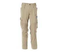 MASCOT Pantalon Mascot avec poches aux genoux, pantalon en tissu extensible taille 82C52, kaki clair Quantité:1
