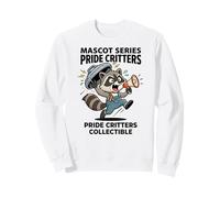 Mascot Series Pride Critters Gay Raton Laveur de Collection LGBTQ Sweatshirt