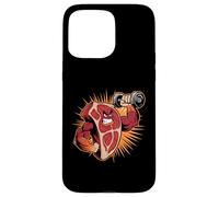Mascotte à Steak Solide avec haltère de Levage Carnivore Coque pour iPhone 15 Pro Max