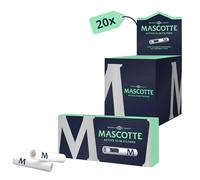 Mascotte Activ Tips Slim | 20 Paquets de 10 filtres | filtre Charbon Actif 6mm | 200 filtres | Filtre carton a rouler