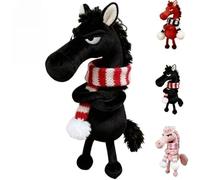 Mascotte Année du Cheval, Cadeau de Bonne Fortune 2026 - Peluche Cheval Gardien, Symbole de Courage et de Force, idéale pour Sacs à Dos, Portefeuilles et Sacs à Main.